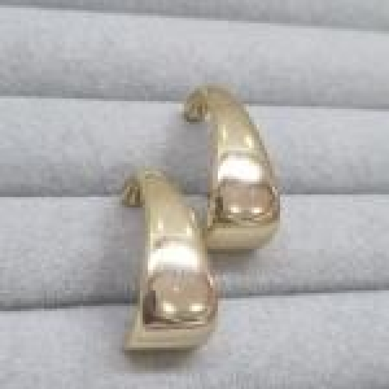 BRINCO OURO EAR HOOK CHAPADO 	BO2560