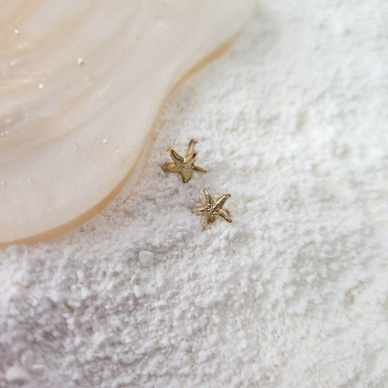 BRINCO OURO ESTRELA DO MAR