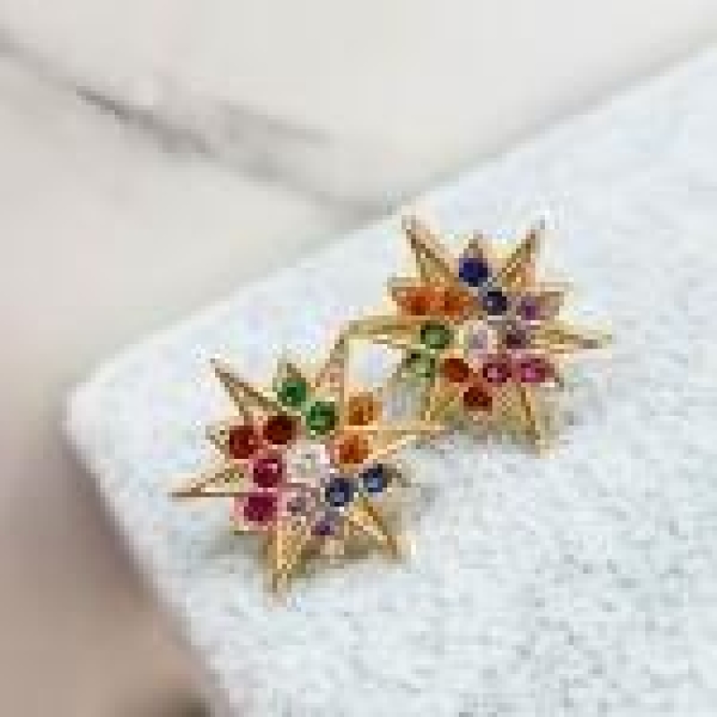 BRINCO OURO FLASH COLOR