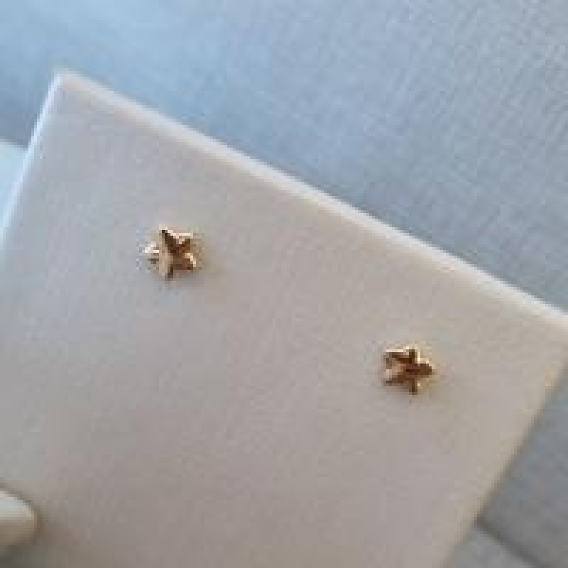 BRINCO OURO STAR LISA