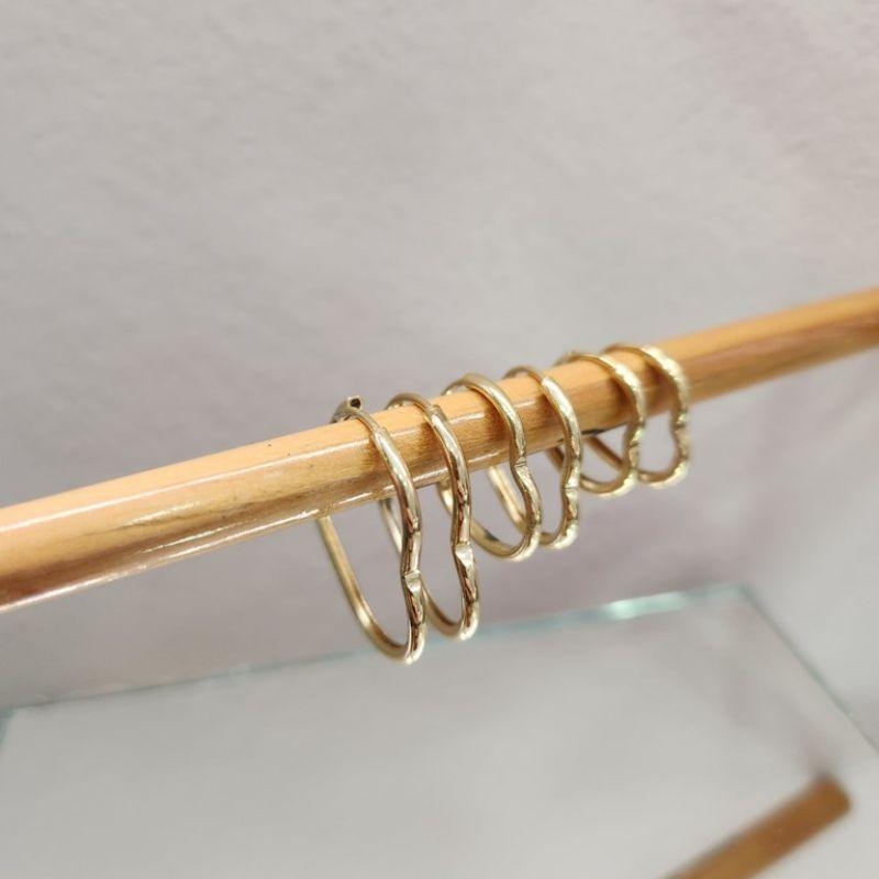 BRINCO OURO TRIO ARG FIO  CORA