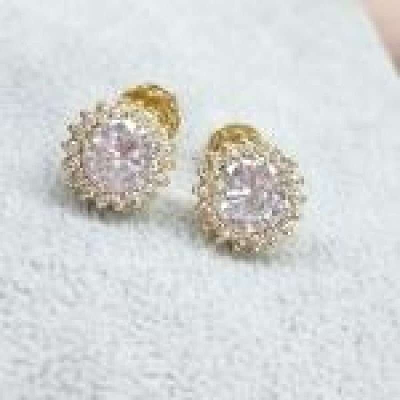 BRINCO OURO Z CIRC CRISTAL