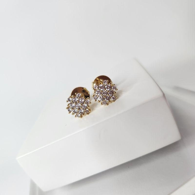 BRINCO OURO ZIRCÔNIAS