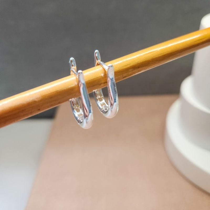 BRINCO PRATA ARGOLA PONTAS G