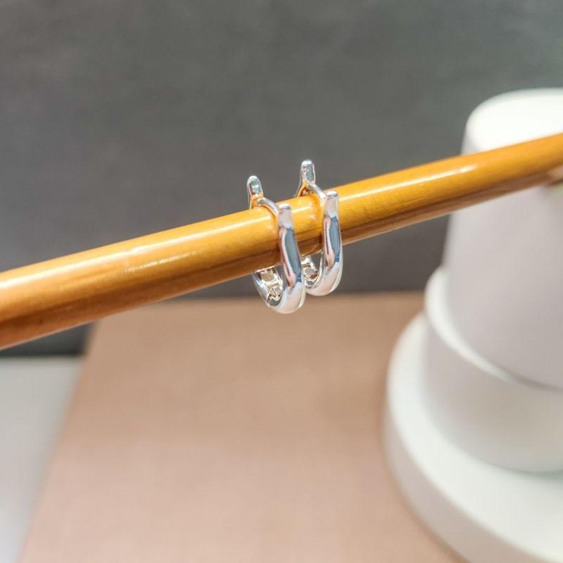 BRINCO PRATA ARGOLA PONTAS P