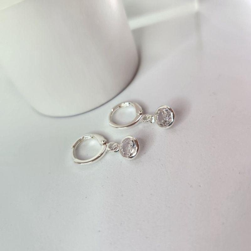 BRINCO PRATA ARGOLA PONTO LUZ