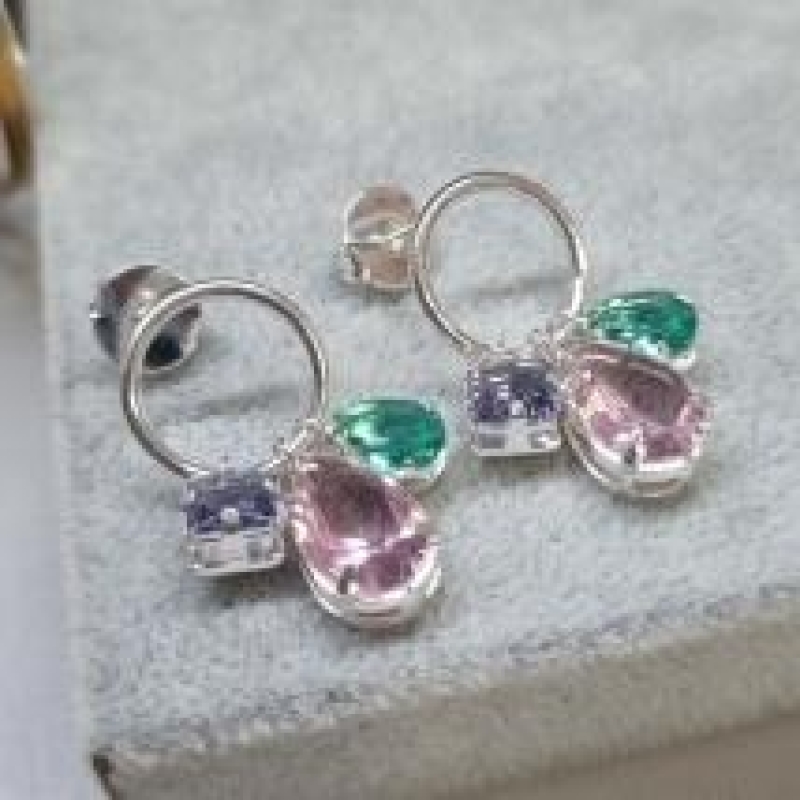 BRINCO PRATA CIRC COLOR