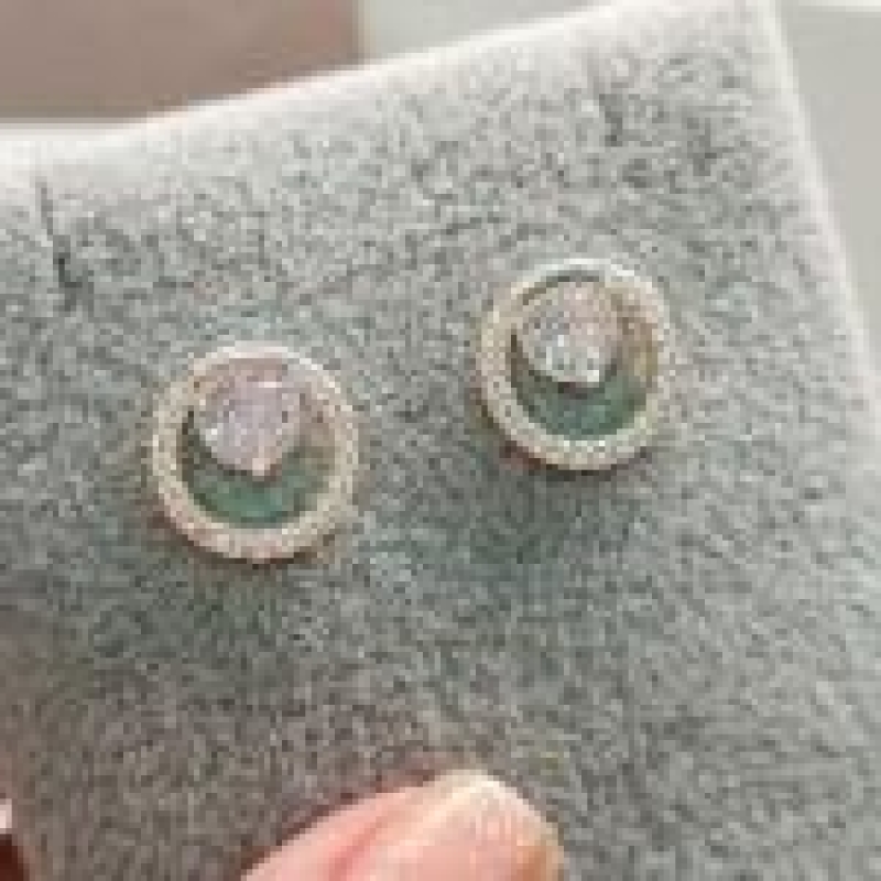 BRINCO PRATA CIRC ZIRC CRISTAL