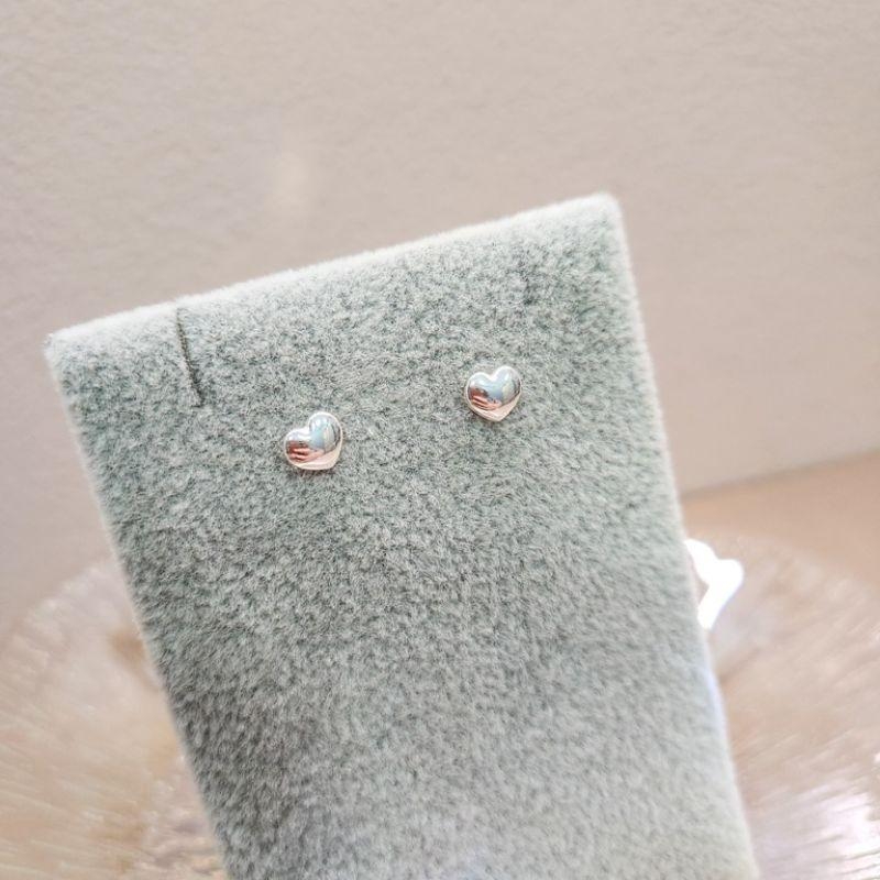 BRINCO PRATA CORAÇÃO MACIÇO