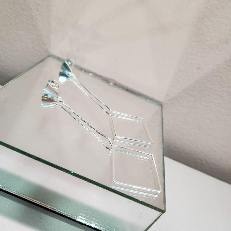 BRINCO PRATA CORRENTE LOSANGO