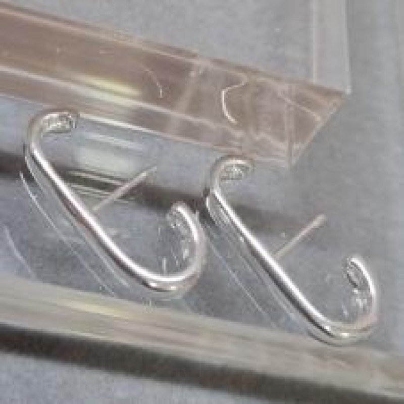 BRINCO PRATA EAR HOOK GUTA	