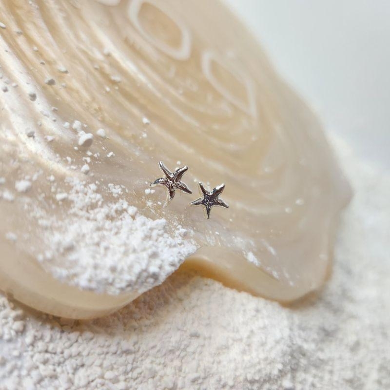 BRINCO PRATA ESTRELA DO MAR