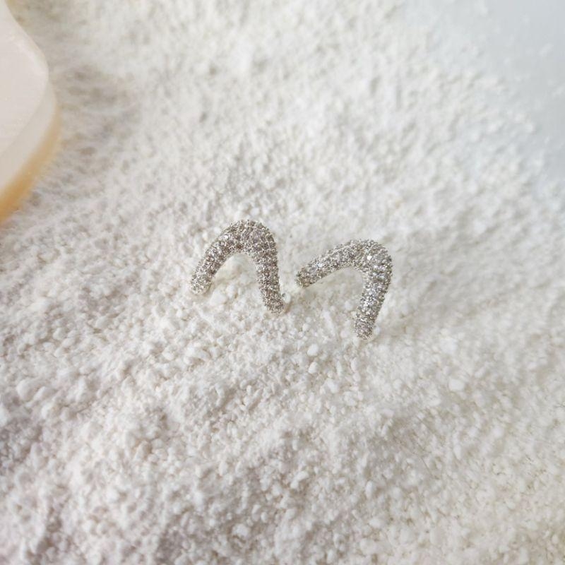 BRINCO PRATA GANCHO ZIRC