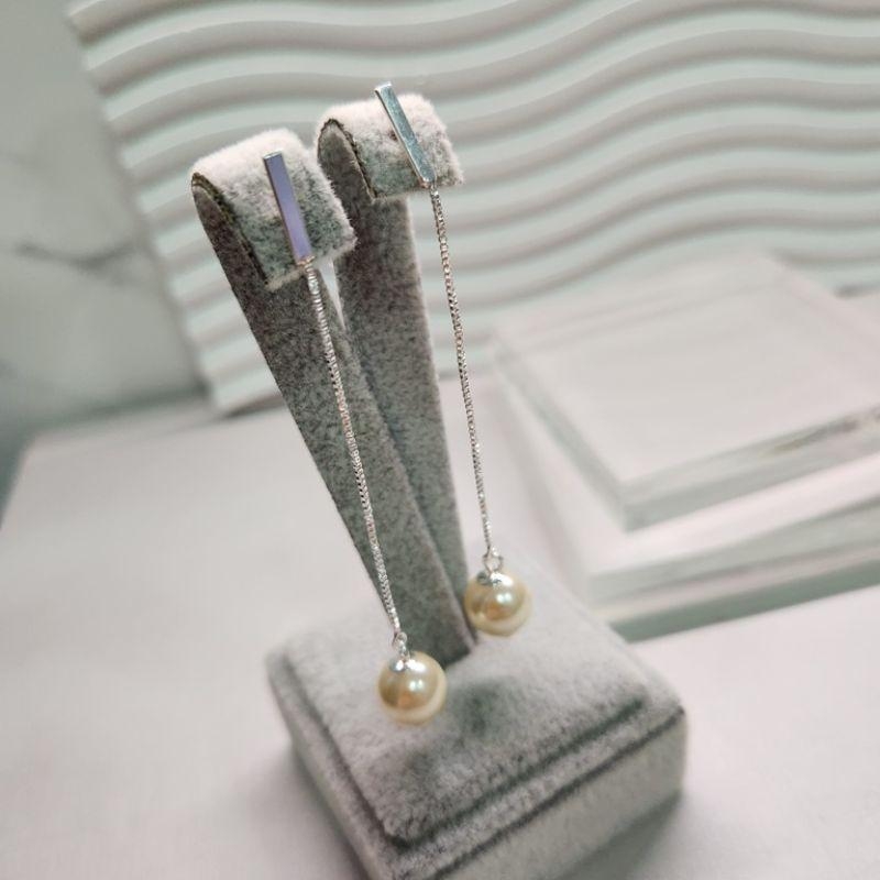 BRINCO PRATA PENDULO PEROLA