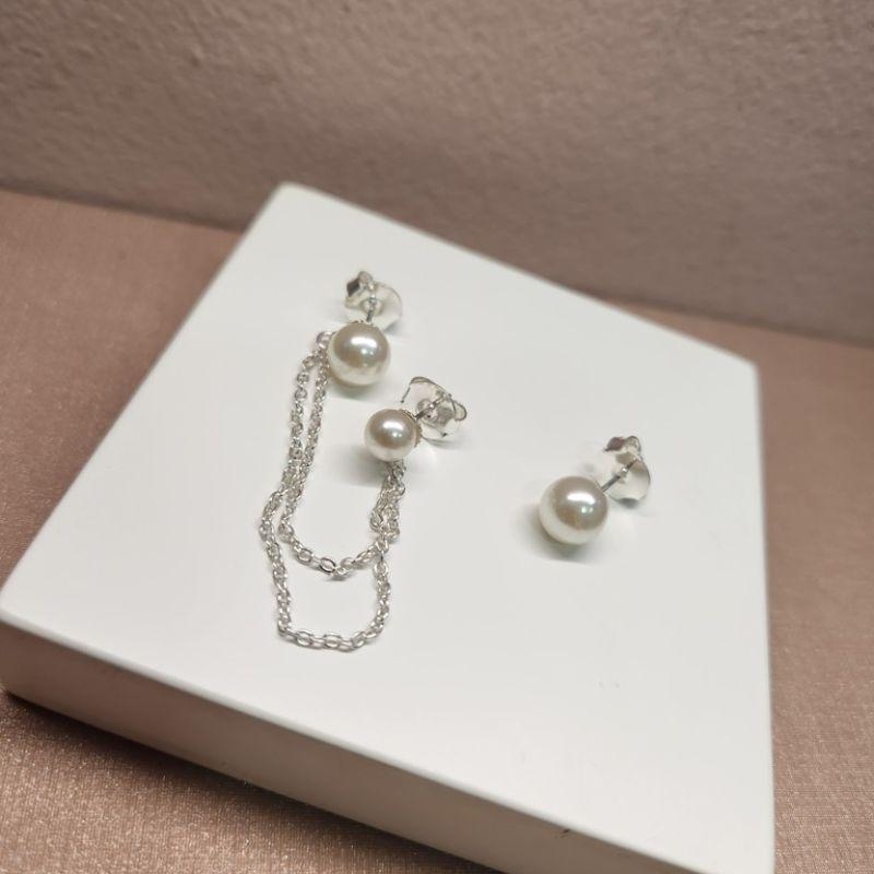 BRINCO PRATA PÉROLA CORR