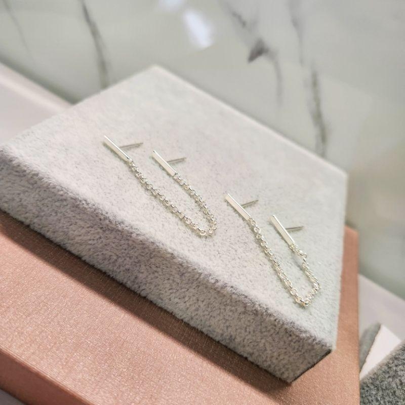 BRINCO PRATA PINO CORRENTE 2 PONTO