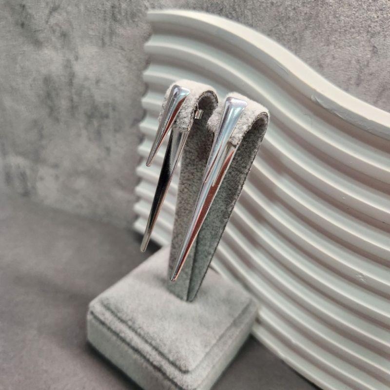 BRINCO PRATA PONTA DUPLA