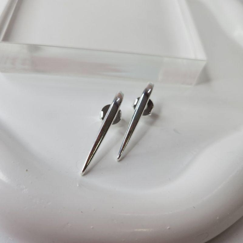 BRINCO PRATA PONTA LISA