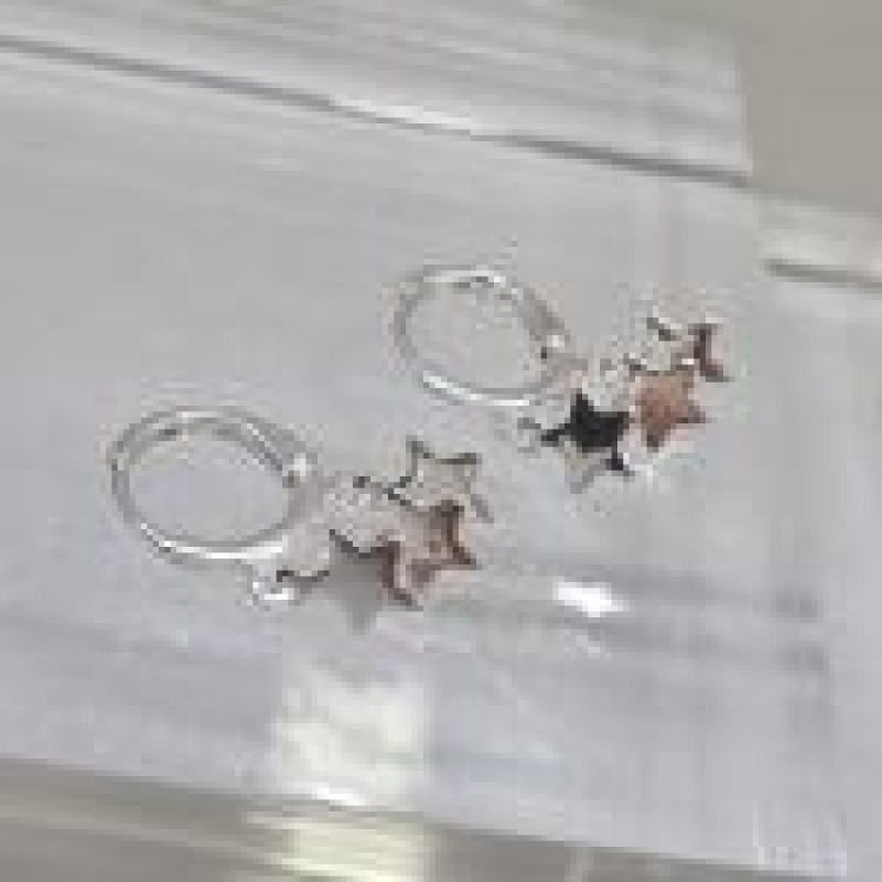 BRINCO PRATA TRANQUETA ESTRELAS	