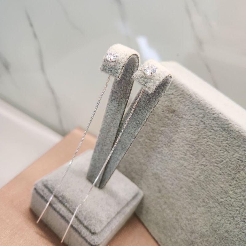 BRINCO PRATA ZIRC VENEZIANA