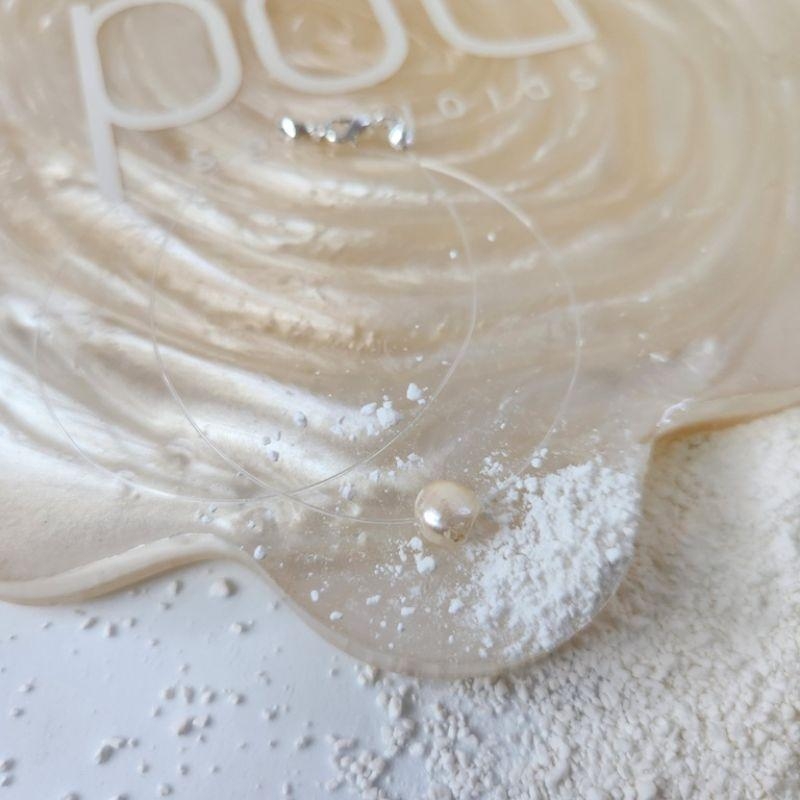 COLAR INVISÍVEL PÉROLA BARROCA	SORTIDA PRATA