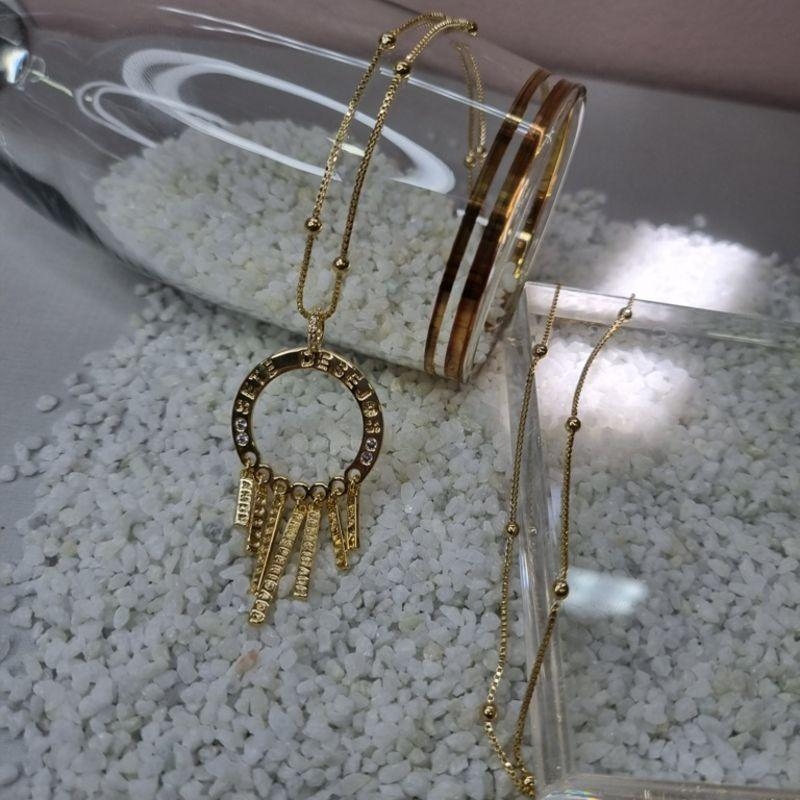 COLAR OURO 7 DESEJOS