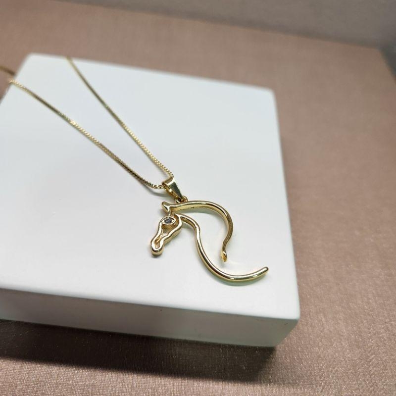 COLAR OURO CAVALO