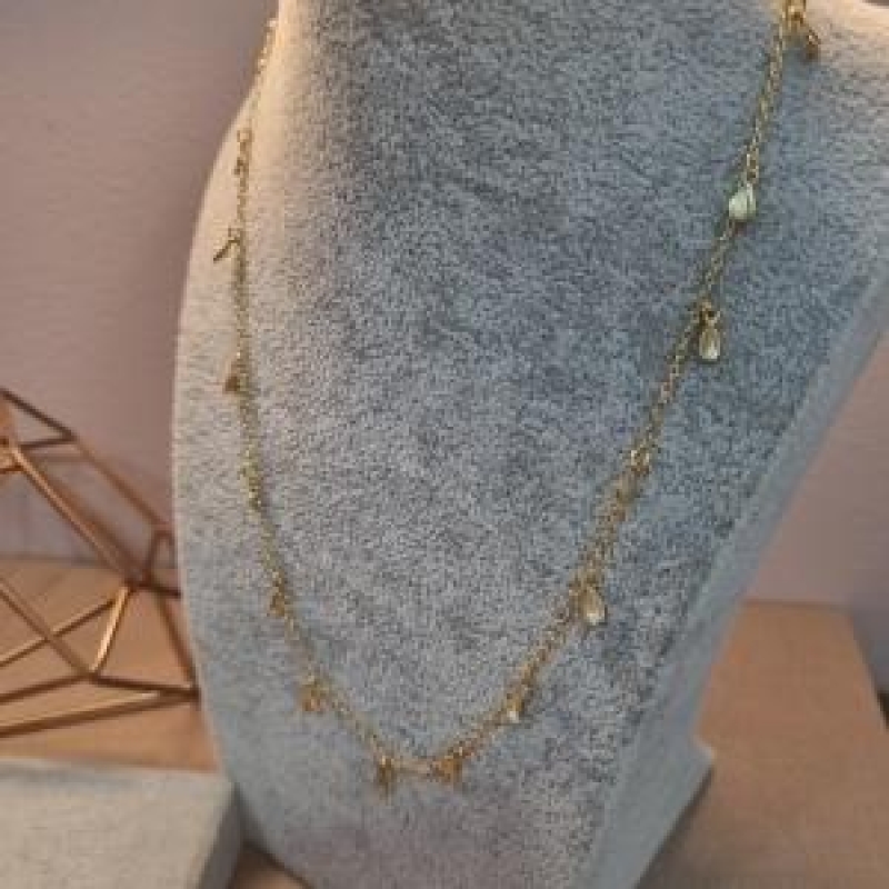 COLAR OURO CHOKER GOTINHAS	CO1721