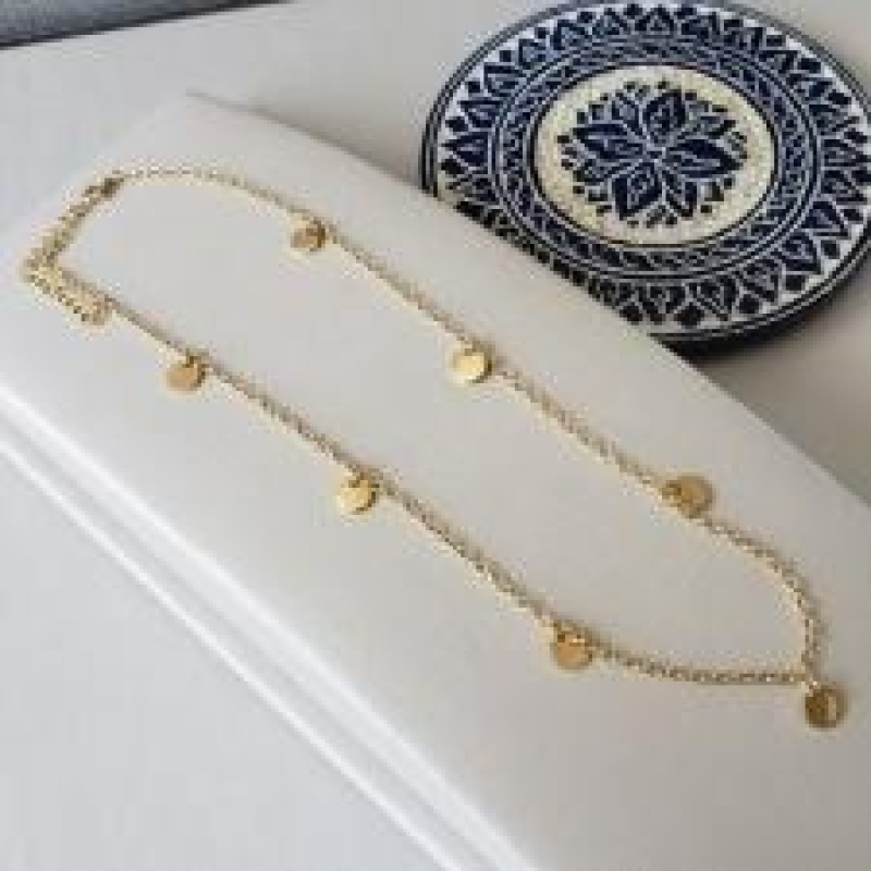 COLAR OURO CHOKER MOEDA 1