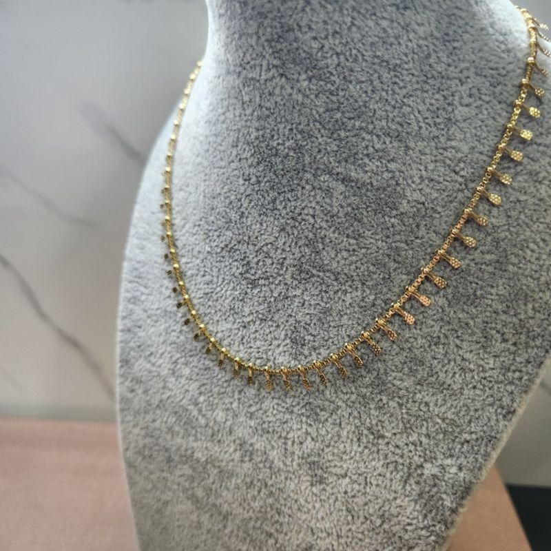 COLAR OURO CHOKER PINOS