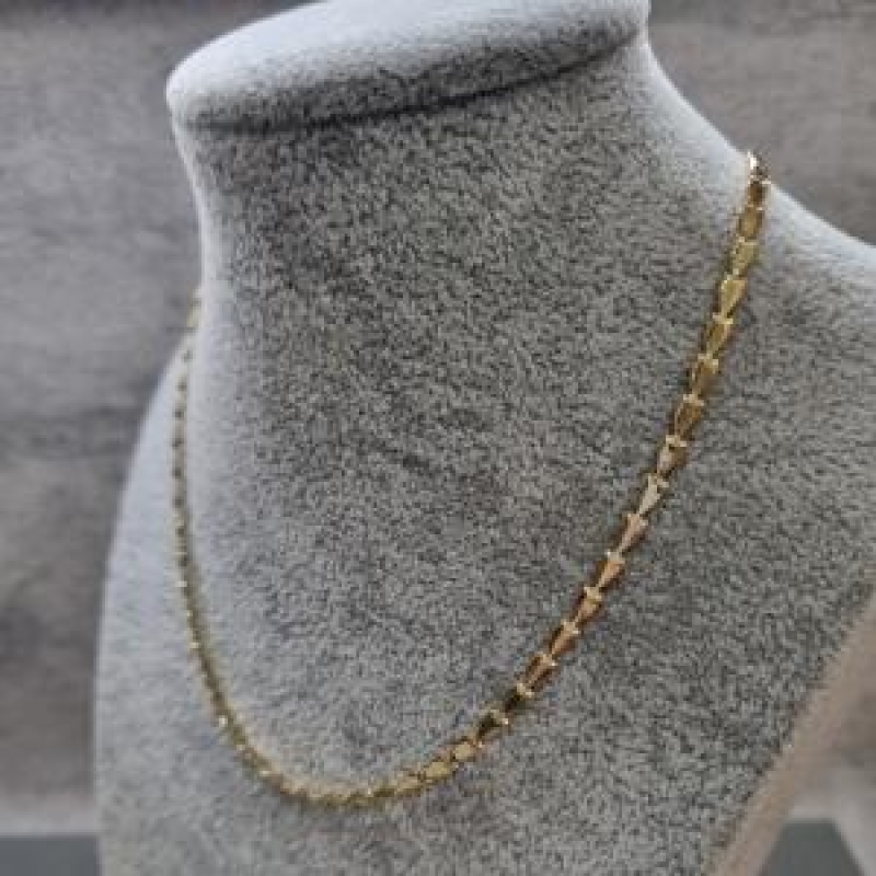 COLAR OURO CHOKER SETAS	