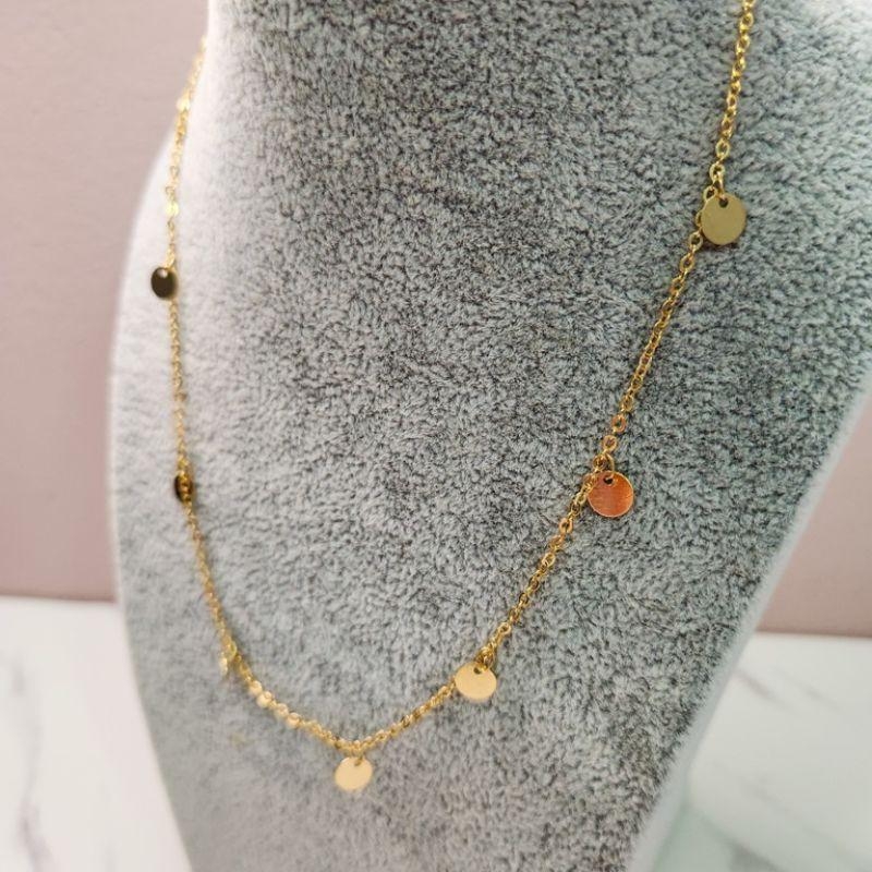 COLAR OURO DISCO PING