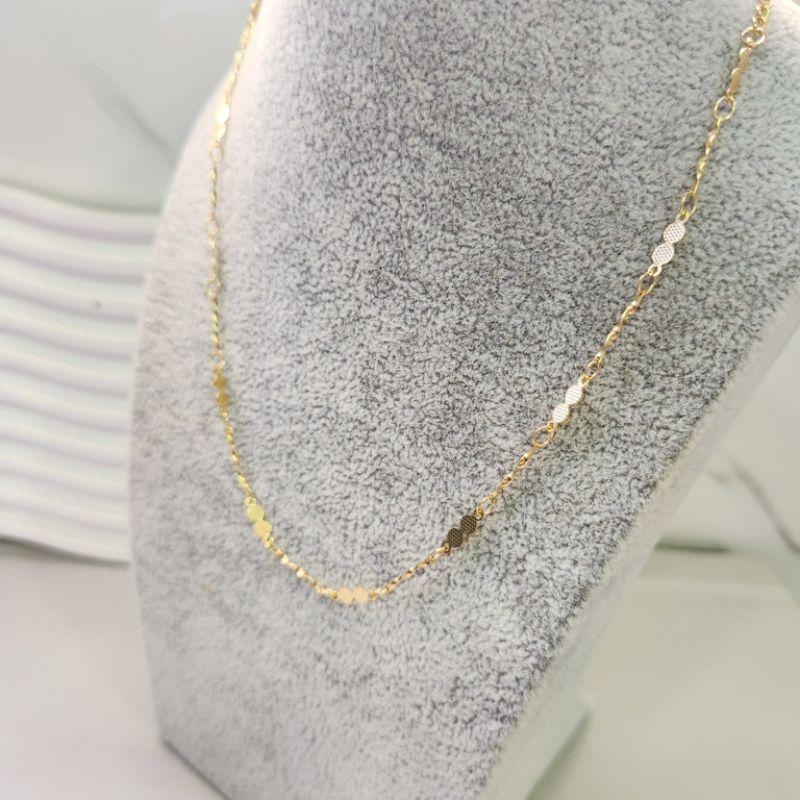 COLAR OURO DUAS BOL PINO