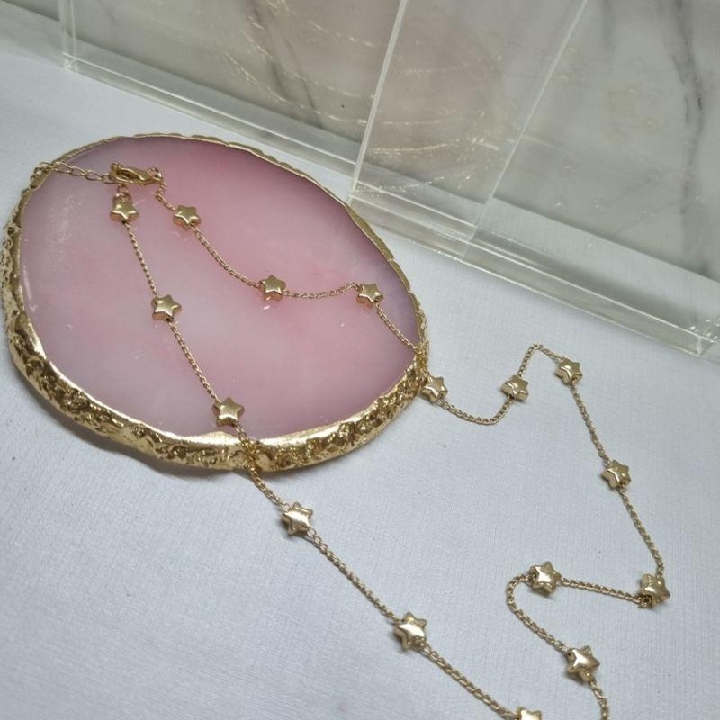 COLAR OURO ESTRELAS 1