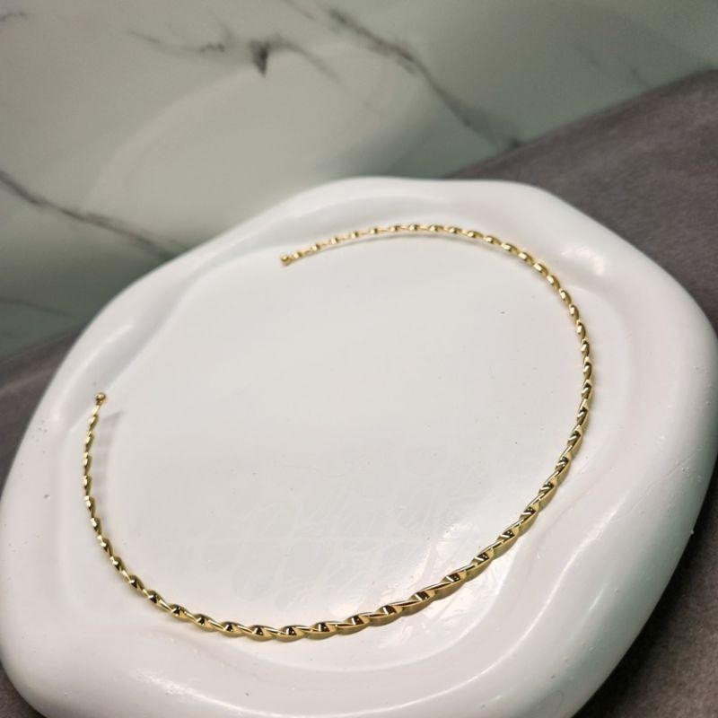 COLAR OURO GARGANTILHA RÍG TORC