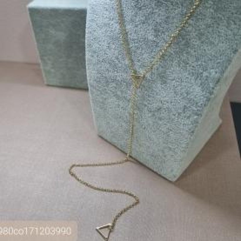 COLAR OURO GRAVATA TRIANG