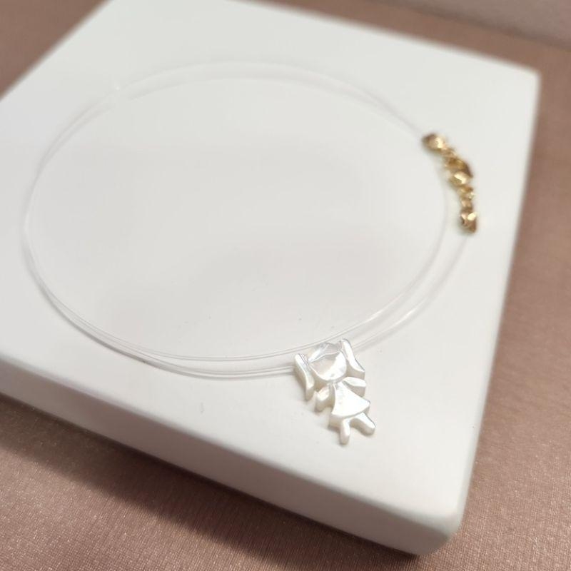 COLAR OURO INV MENINA MADR