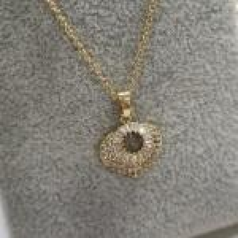 COLAR OURO LUXO ZIRC	