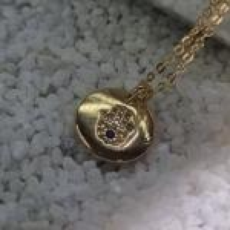 COLAR OURO MEDALHA HAMSA