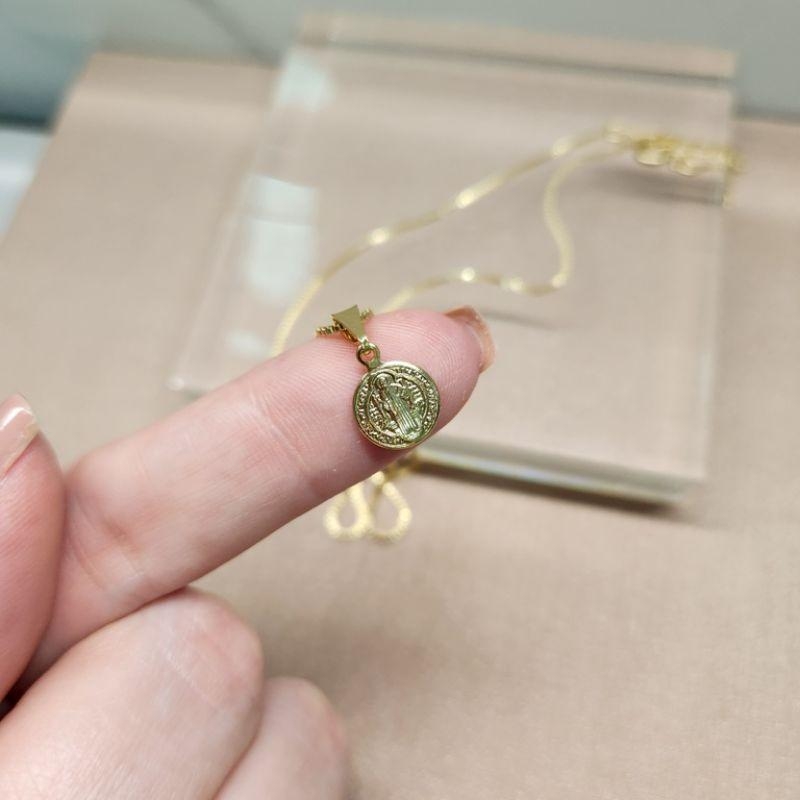 COLAR OURO MEDALHA SB MINI