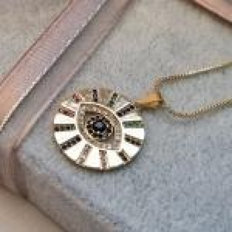 COLAR OURO OLHO RAINBOW	CO1490