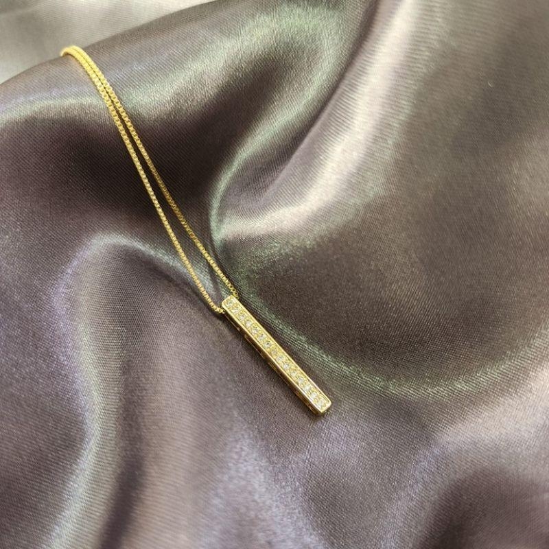 COLAR OURO PINO ZIRC