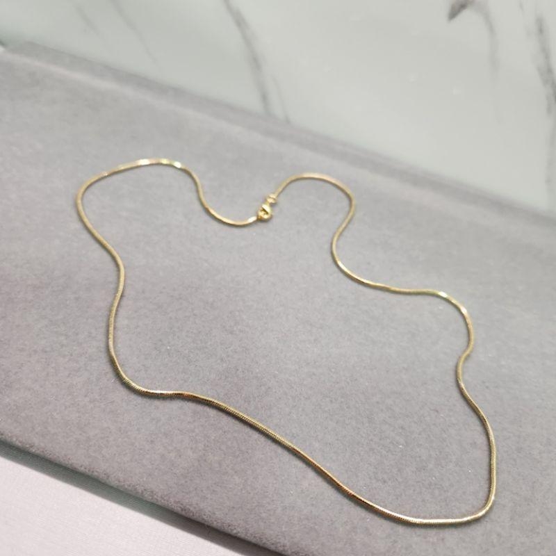 COLAR OURO RABO DE RATO