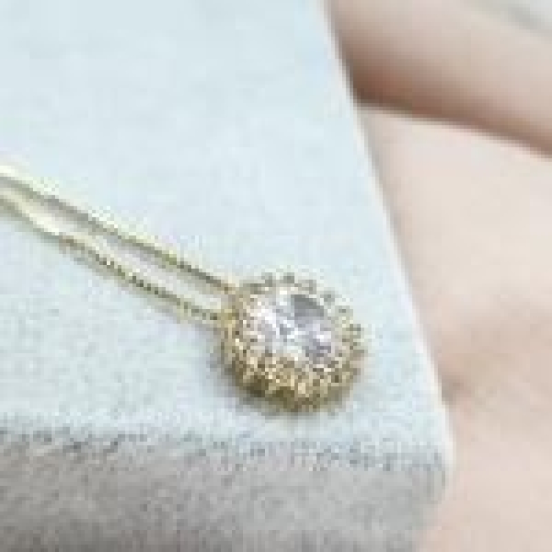 COLAR OURO Z CIRC CRISTAL