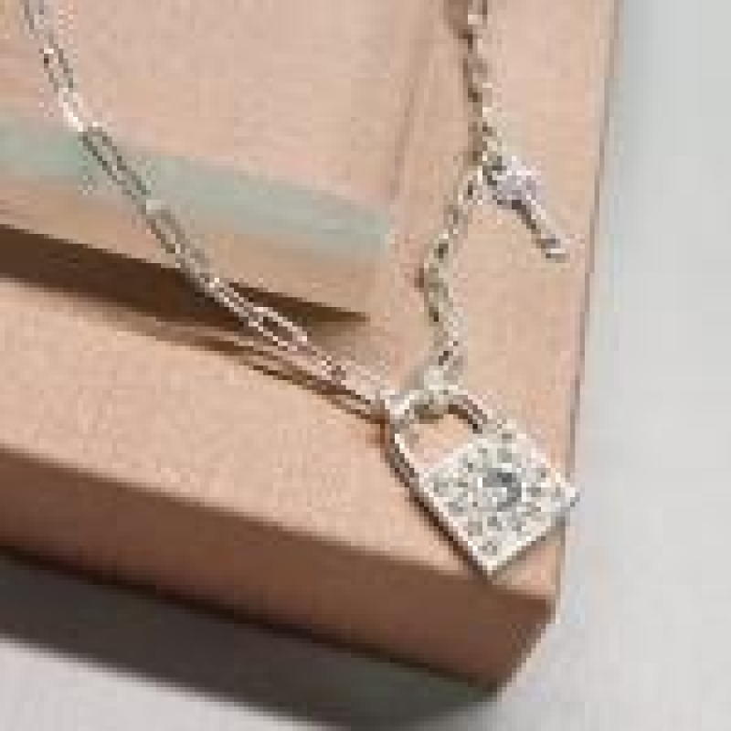 COLAR PRATA CADEADO CARTIER