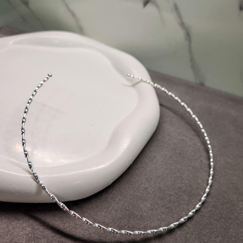 COLAR PRATA GARGANTILHA RÍG  TORC