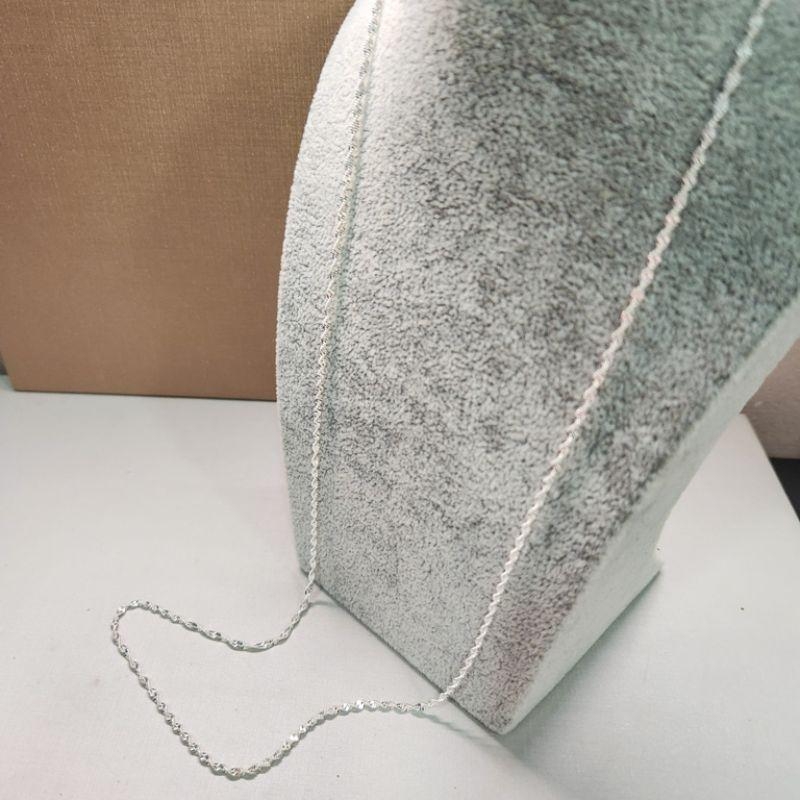 COLAR PRATA LONGO ASPIRAL