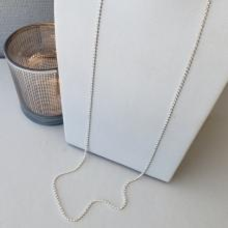 COLAR PRATA LONGO RIVIERA