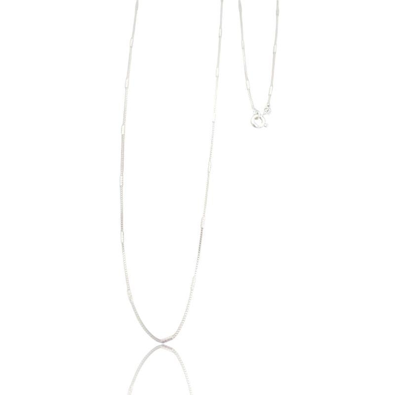 COLAR PRATA LONGO  VENEZ PINO