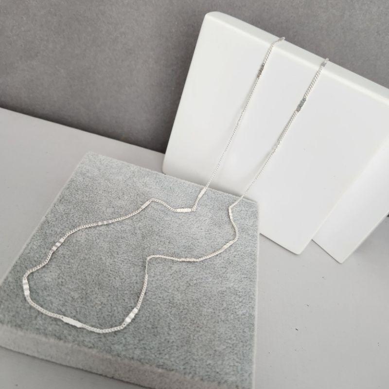 COLAR PRATA LONGO ZIG ZAG